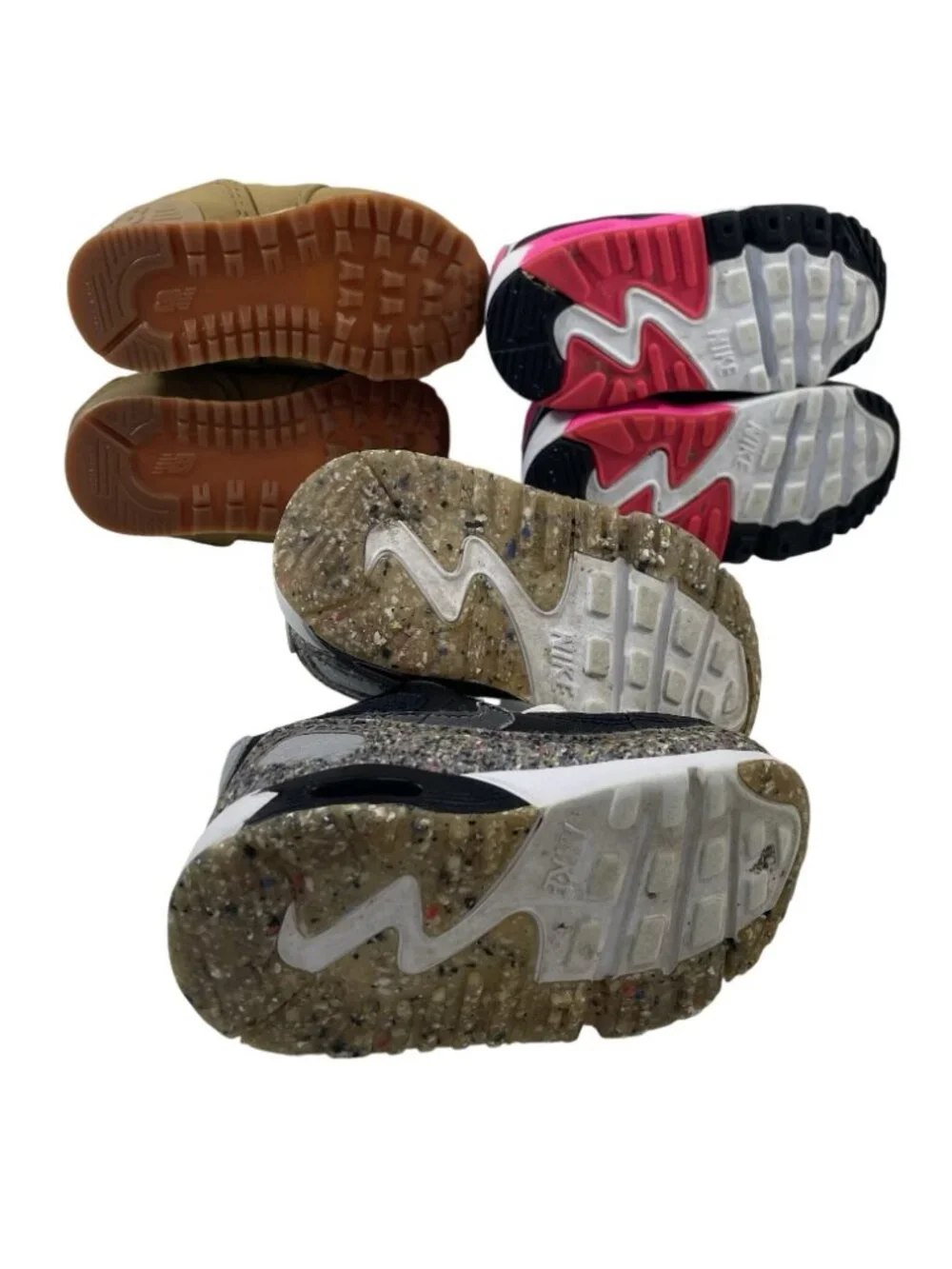 Little Boys Sneakers Lot size 4 and 5 Nike New Balance Athletic Shoes Sporty